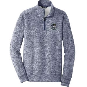 Hard Edge Hockey PosiCharge Electric Heather Fleece 1/4-Zip Pullover