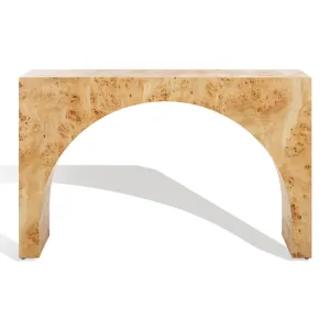 Safavieh Couture Katelynn Burled Mappa Console Table, SFV3590