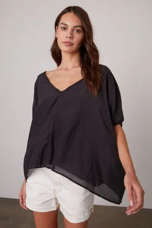 Velvet - Alinn Top in Black